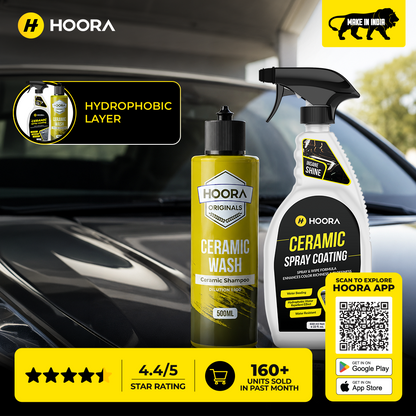 Hoora Ceramic Protection Combo (Ceramic Shampoo 500ml + Ceramic Spray Coat 650ml)