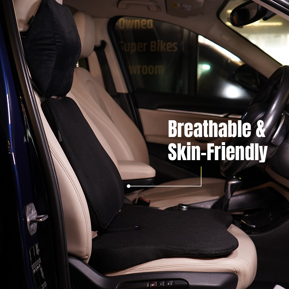 Hoora Seat Cushion Combo (With Hi-Per Foam Technology)