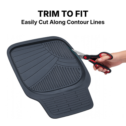 Hoora Universal Rubber Car Floor Mats (With Anti-Slip Smart Grip)