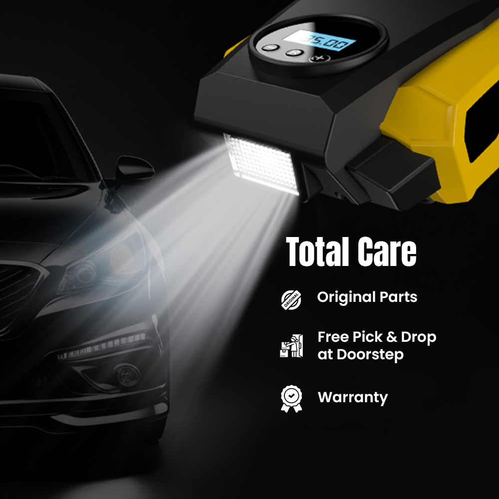 Hoora Wired Tyre Inflator 12V (With Auto Shut-Off)