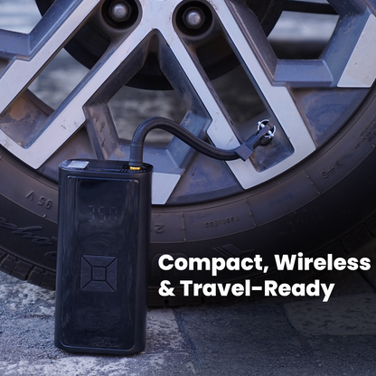 Hoora Wireless Tyre Inflator (With Digital Auto-Shutoff)