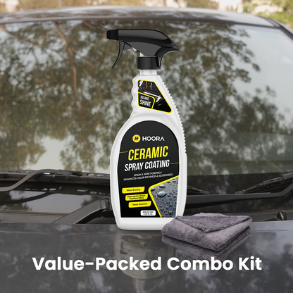 Hoora Ceramic Protection Combo (Ceramic Shampoo 500ml + Ceramic Spray Coat 650ml)