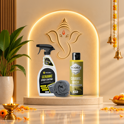 Ceramic Shine Collection (Ceramic Shampoo + Hybrid Ceramic Spray + 550 GSM Cloth)