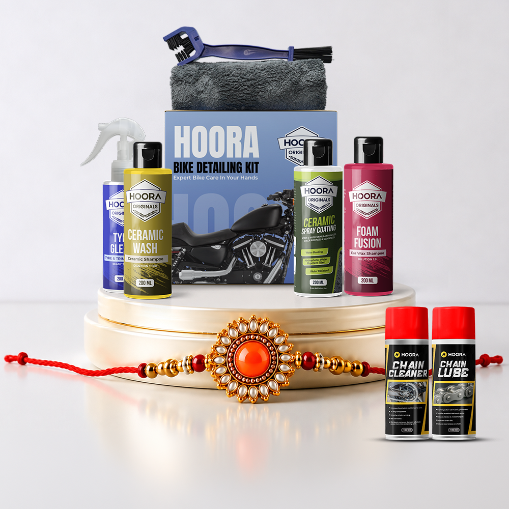 Ultimate Bike Lover's Gift Box Hoora Premium 10-in-1 Bike Detailing Kit (200ml Each)