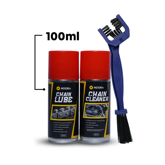 Hoora Bike Chain Care Combo (With Deep Degreasing Formula -  500ml/100ml Each)