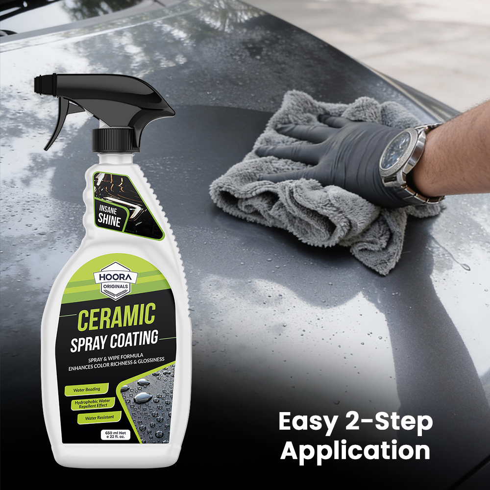 Hoora Hybrid Ceramic Spray Coat 650ml (With Hybrid SiO₂ Technology)