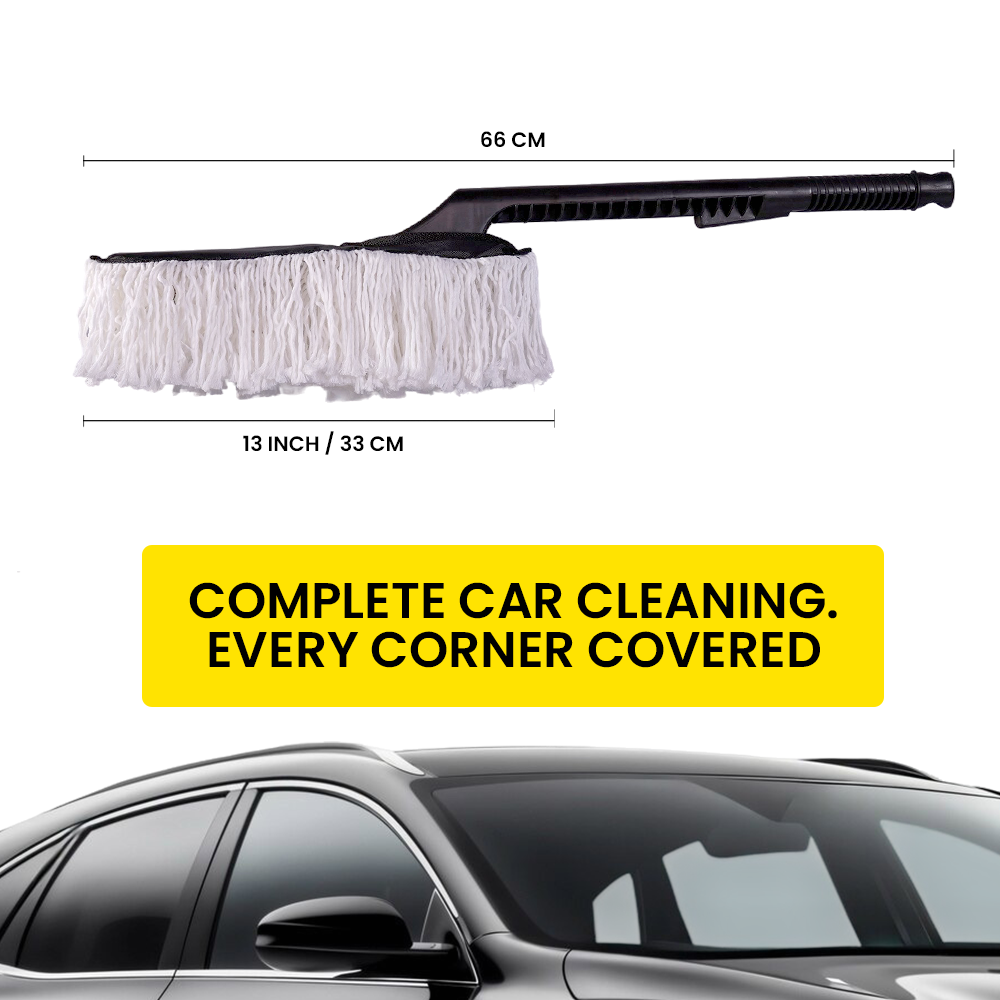 Hoora Quick Clean Car Duster (Ceramic Wax-Infused Fibers)