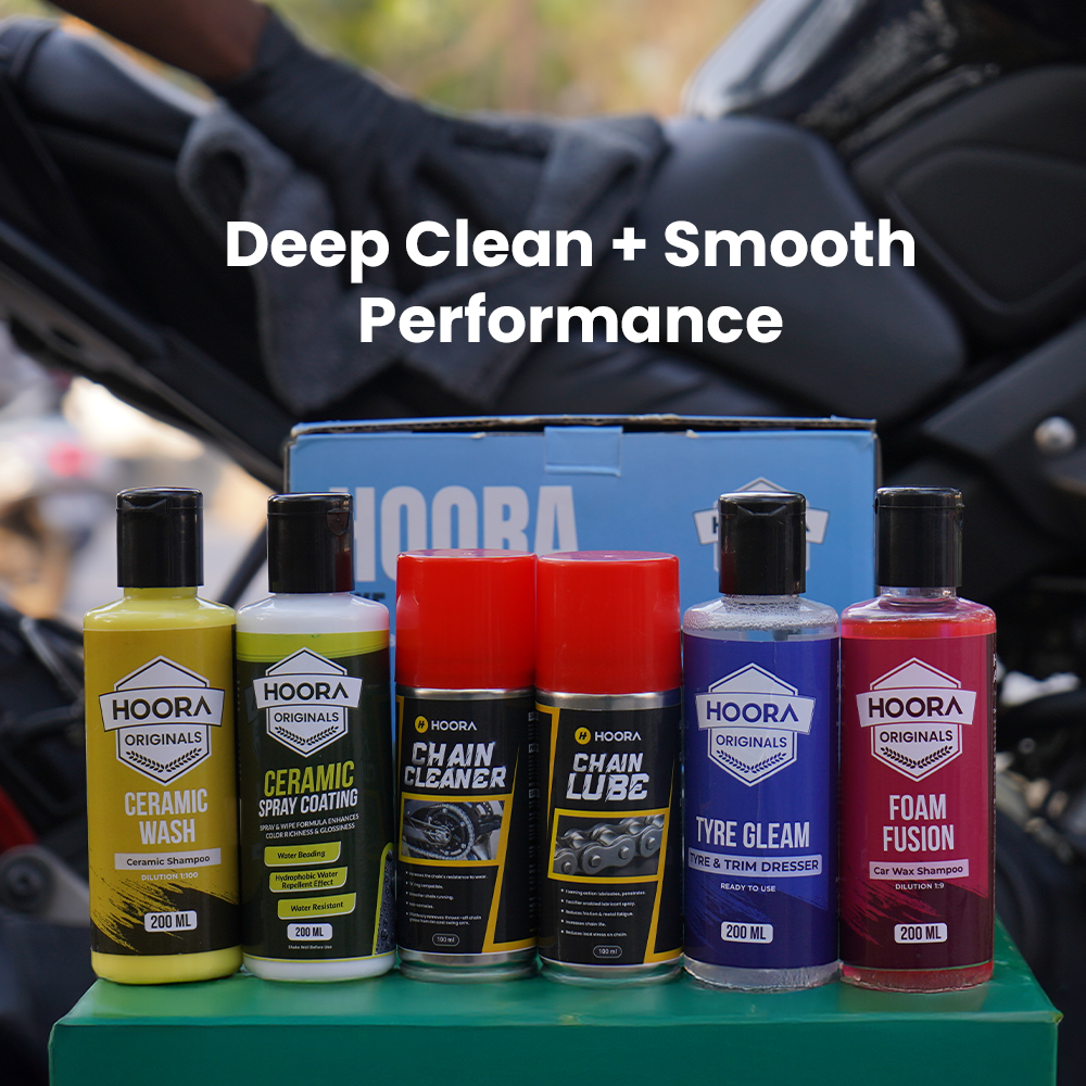 Hoora Bike Detailing Kit  (Cleaning+ Performance)