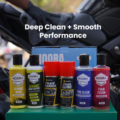 Hoora Bike Detailing Kit  (Cleaning+ Performance)