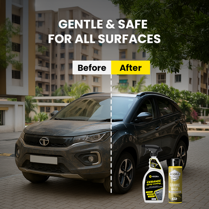 Hoora Ceramic Protection Combo (Ceramic Shampoo 500ml + Ceramic Spray Coat 650ml)