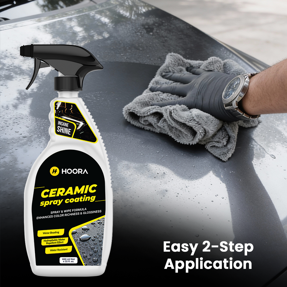 Hoora Hybrid Ceramic Spray Coat 650ml (With Hybrid SiO₂ Technology)