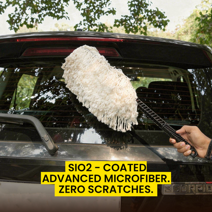 Hoora Quick Clean Car Duster (Ceramic Wax-Infused Fibers)
