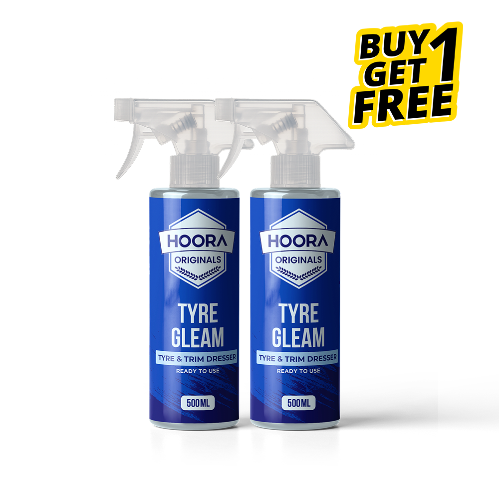 Hoora Tyre Polish 500ML Pack of 1 (Tyre & Trim Dresser) Buy 1 Get 1 Free