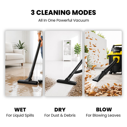 Hoora Wet & Dry Vacuum Cleaner (With 12L Capacity)