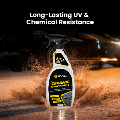 Hoora Ceramic Spray Coating and One Microfiber Cloth Combo