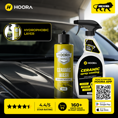 Hoora Ceramic Protection Combo (Ceramic Shampoo 500ml + Ceramic Spray Coat 650ml)