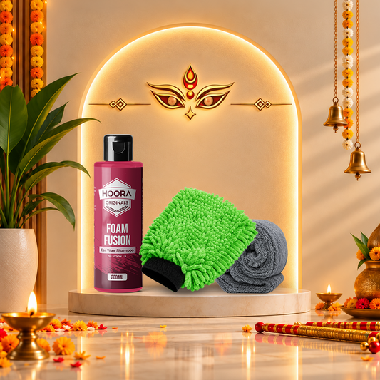 Weekend Wash Box (Foam Shampoo 500ml + Wash Mitt + 550 GSM Cloth)