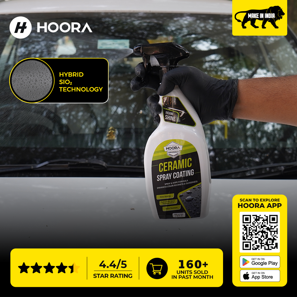 Hoora Hybrid Ceramic Spray Coat 650ml (With Hybrid SiO₂ Technology)