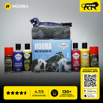 Hoora Bike Detailing Kit  (Cleaning+ Performance)