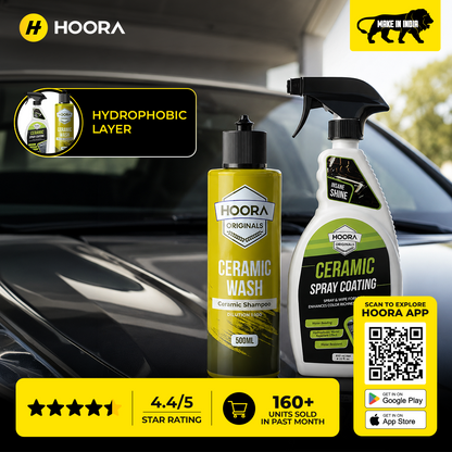 Hoora Ceramic Protection Combo (Ceramic Shampoo 500ml + Ceramic Spray Coat 650ml)