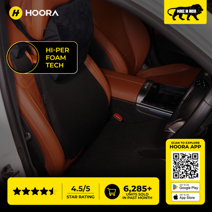 Hoora Seat Cushion Combo (With Hi-Per Foam Technology)
