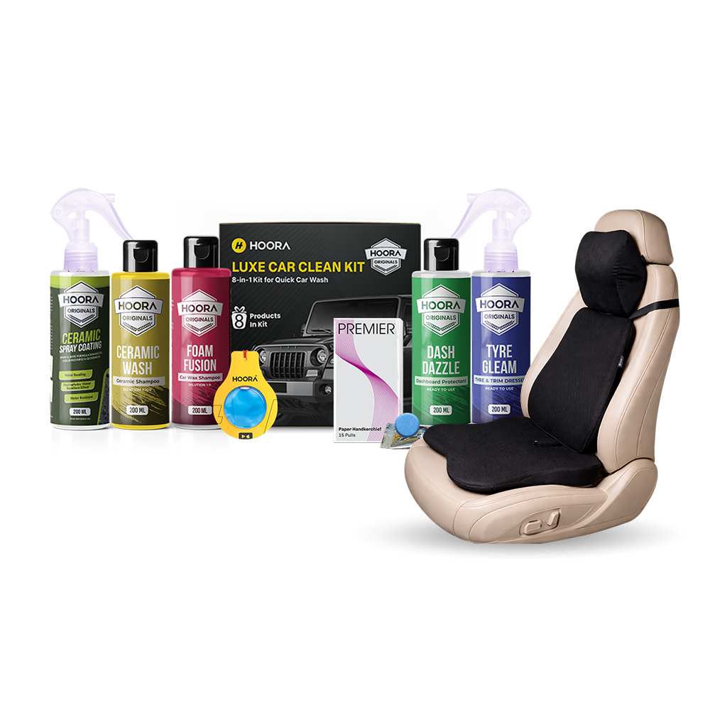 Hoora Ultimate Car Clean & Comfort Combo (Buy 1 Get 1 FREE)