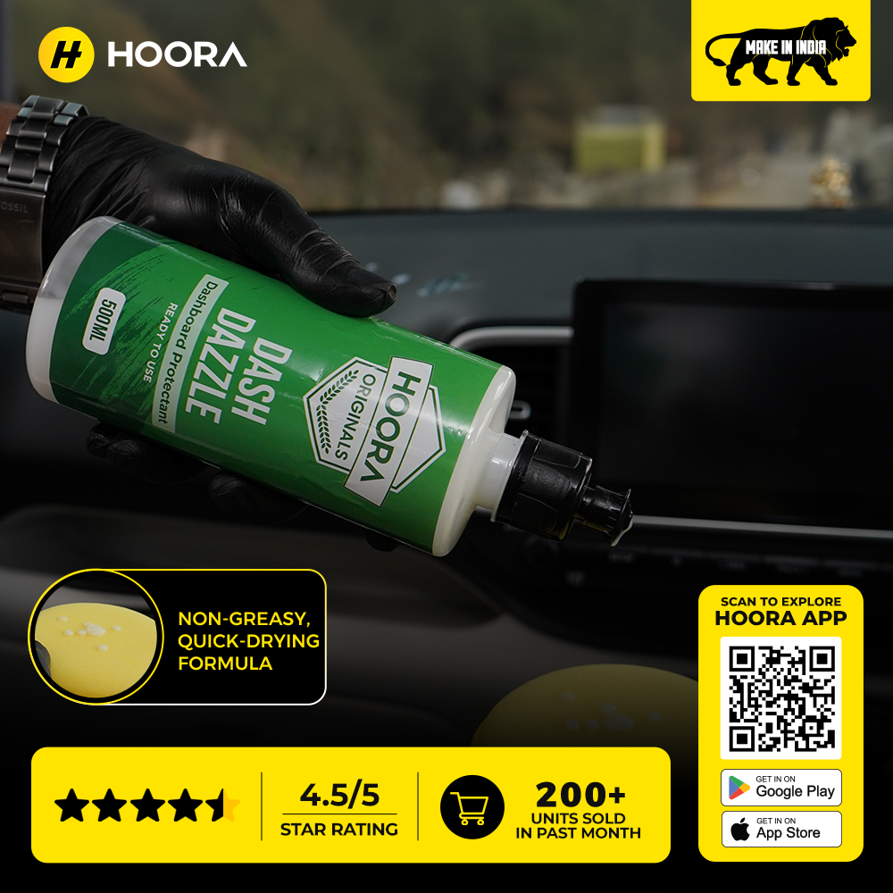 Hoora Dashboard Polish 500ml (With UV-Guard Formula)
