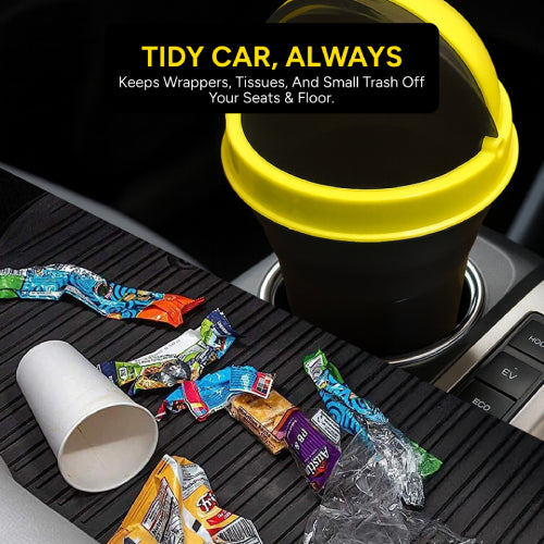 Hoora Compact Car Dustbin Pack of 2