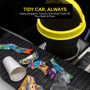 Hoora Compact Car Dustbin Pack of 2