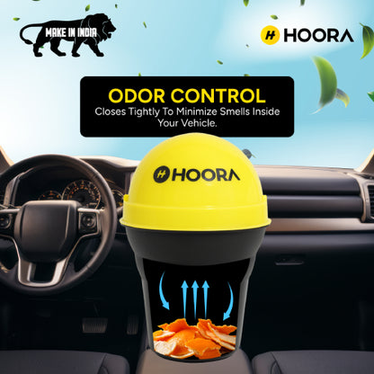 Hoora Compact Car Dustbin Pack of 2