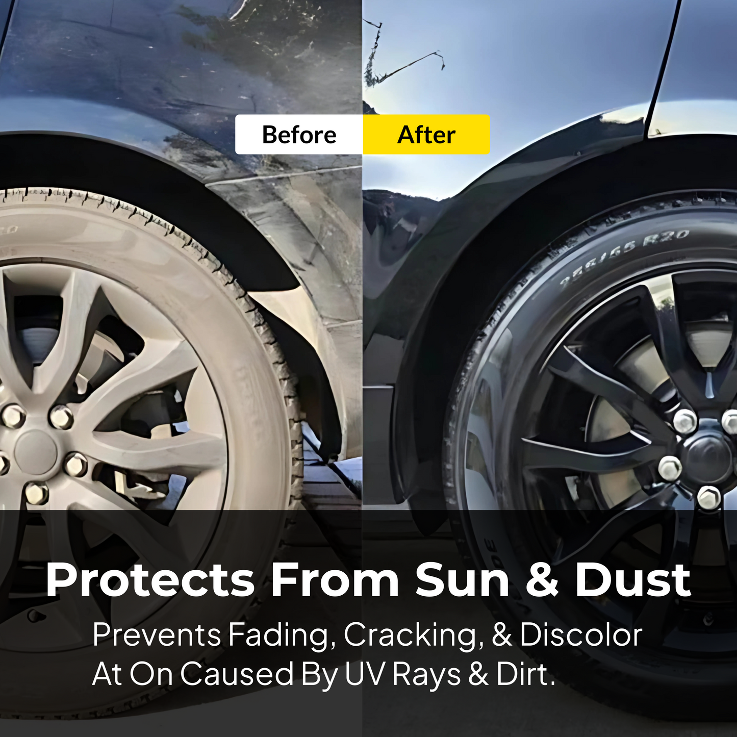 Hoora Tyre Gleam 500ML + Free Drying Microfiber
