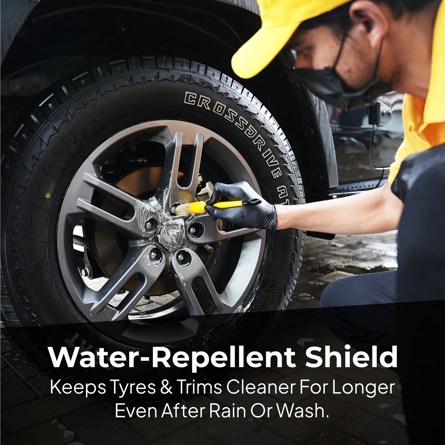 Hoora Tyre Gleam 500ML + Free Drying Microfiber
