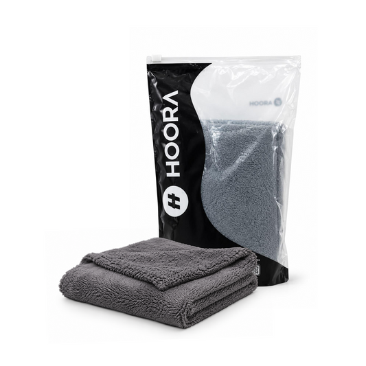 Hoora Microfiber Cloth 550 GSM Pack of 1 (With Ultra-Absorbent Fibers)