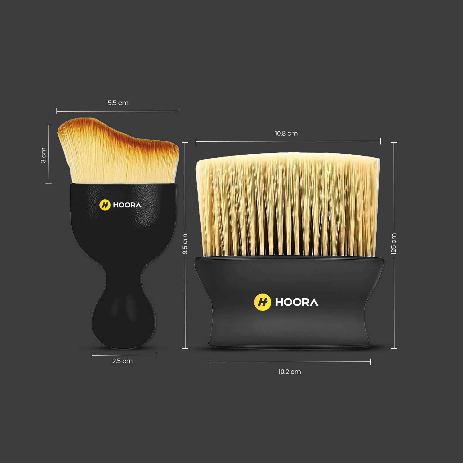 Hoora Robustt Car Interior Cleaning Brush Combo