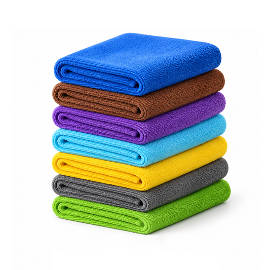 Hoora Premium All-Purpose Microfiber Cloth Pack Of 2 (350 GSM)