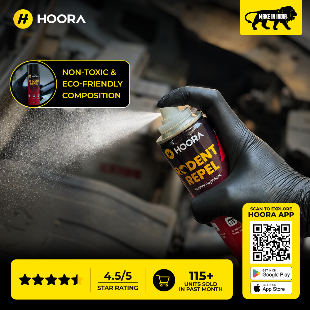 Hoora Rat Repellent Spray 200ml(With Menthol-Based Formula)