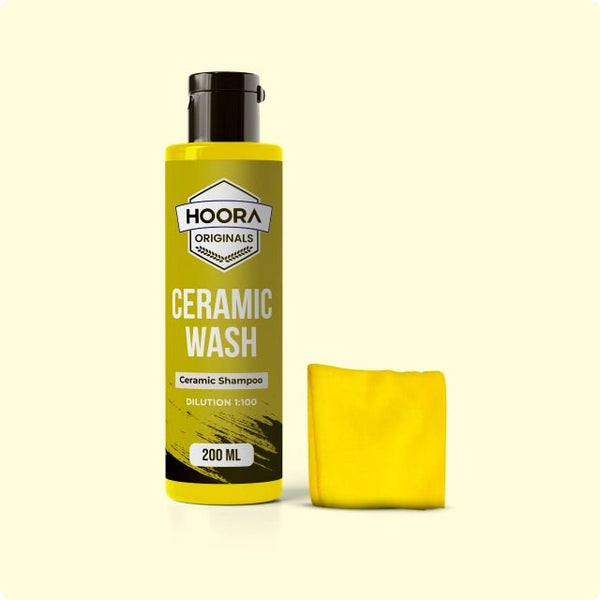 Hoora Ceramic Shampoo 200ML + Free Microfiber Cloth