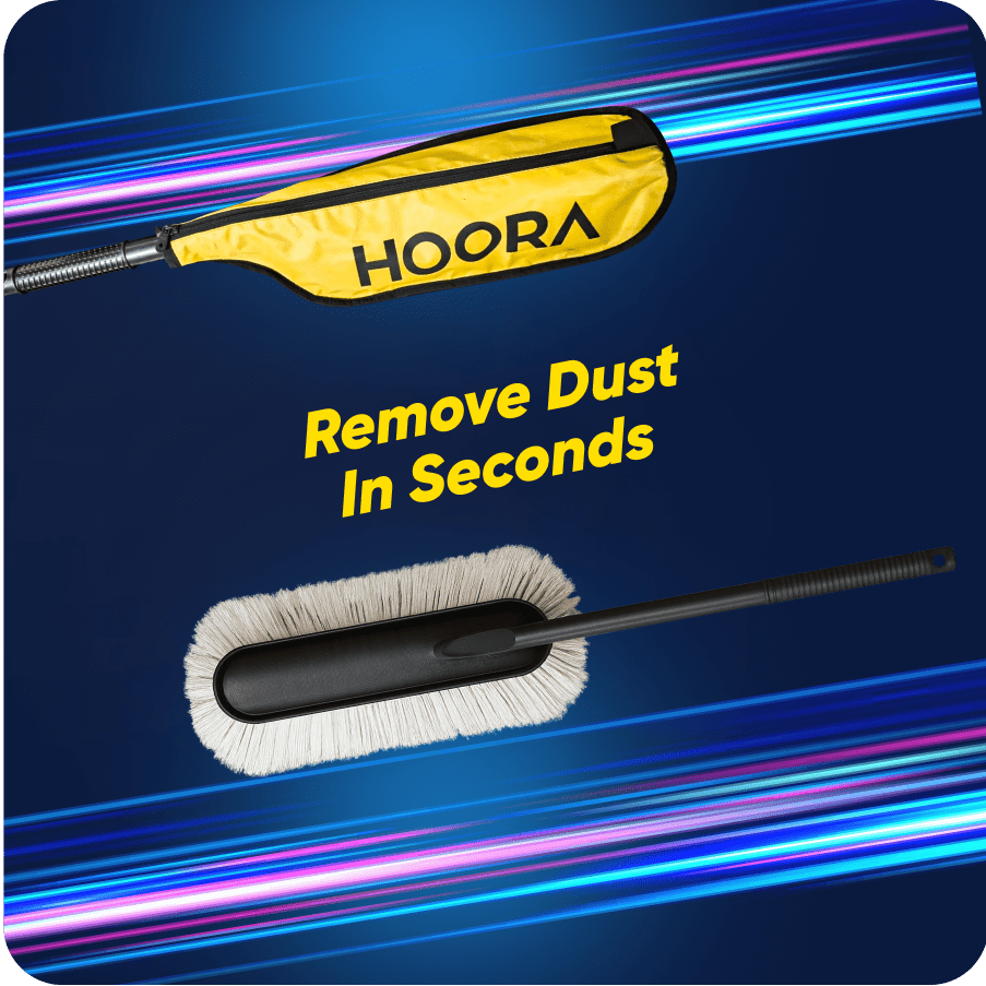 Hoora QUICK CLEAN Car Duster (with Ceramic Wax infused fibers) - Hoora Originals